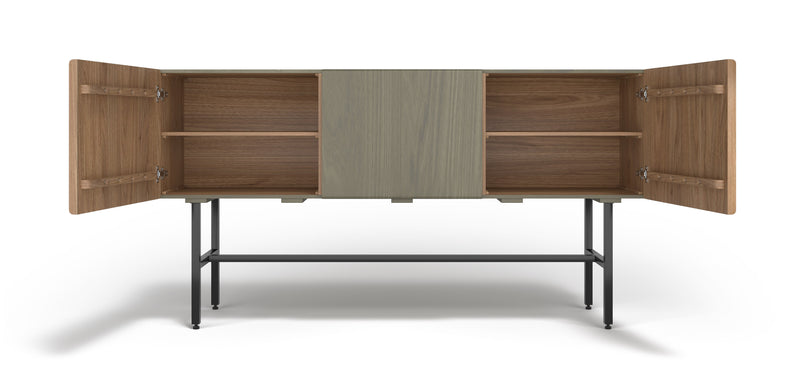 Buffet en Bois - Stile Vintage - 2 portes - Calabri