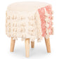 Tabouret Pouf Rond - Style Boho Bali - Batty