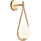 Gold Wall Lamp - Globe - Tear