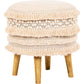 Tabouret Pouf Rond - Style Boho Bali - Jenny