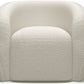 Armchair with Armrests - Upholstered in Boucle Fabric - Seral - gallery 1