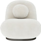 Armchair Upholstered in Boucle Fabric - Larry - gallery 6