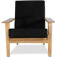 Fauteuil en Bois avec Accoudoirs - Bansy