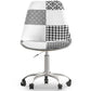 Chaise de Bureau Pivotante - Tissu Patchwork - Sam