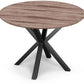 Round Dining Table - Industrial - Wood and Metal - Bayron - gallery 2