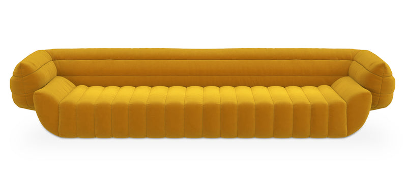 Canapé en velours - 4/5 places - Caden