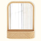 Wall Mirror with Rattan Frame - Bali Boho Style - Amara - gallery 1