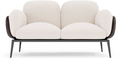 2-Seater Sofa - Upholstered in Bouclé Fabric - Vandan