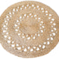 Round jute rug - Boho Bali - 120 CM - Ilya