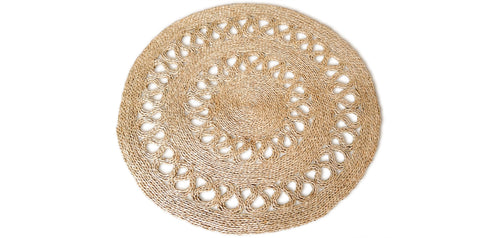 Okrągły dywan z juty - Boho Bali - 150 CM - Ilya