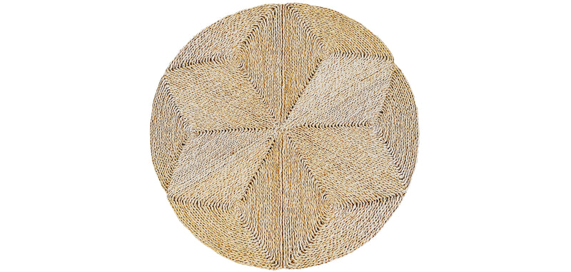 Tapis rond en jute - Boho Bali - 100 CM - Gabba