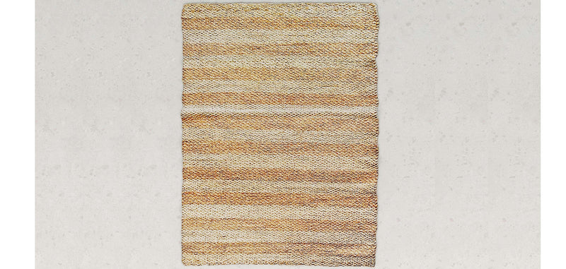 Tapis rectangulaire en jute - Boho Bali - 150x200 CM - Ghana