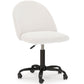 Chaise de Bureau Rembourrée - Bouclé - Evelyne