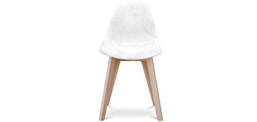 Fabric dining chair - Scandinavian style - Denisse