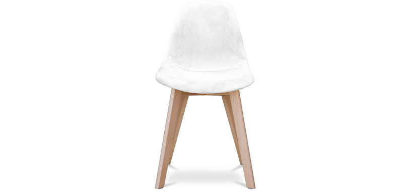 Chaise de salle à manger en tissu - Style scandinave - Denisse