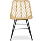 Rattan dining chair - Boho style - Mia