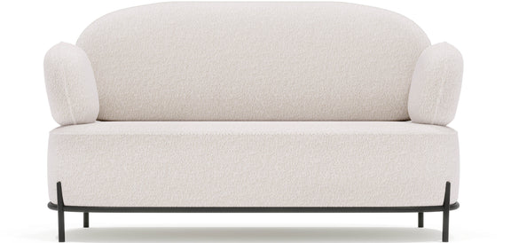 2/3-Seater Sofa - Upholstered in Bouclé Fabric - Baman - gallery 1