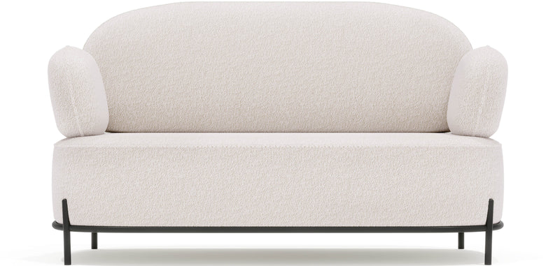 2/3-Seater Sofa - Upholstered in Bouclé Fabric - Baman - gallery 1