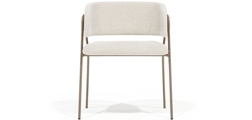 Dining chair - Upholstered in Bouclé Fabric - Charke - gallery 2