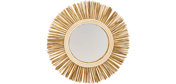 Wall Mirror - Boho Bali Round Design (60 cm) - Loi - gallery 1
