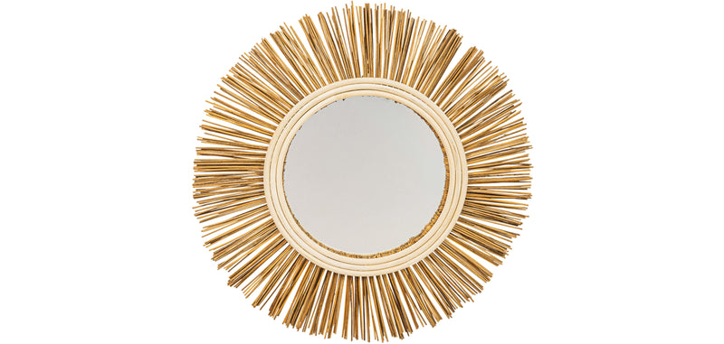 Wall Mirror - Boho Bali Round Design (60 cm) - Loi - gallery 1