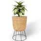 Round Floor Planter - Boho Style - 46 CM - Firna - gallery 1