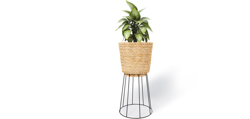 Round Floor Planter - Boho Style - 65 CM - Firna - gallery 1