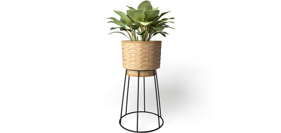 Round Floor Planter - Boho Style - Aventura - gallery 1