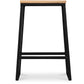 Industrial Design Bar Stool - Wood and Metal - 60cm - Big Boy