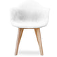 Dining chair with armrests - Upholstered in velvet - Dawick