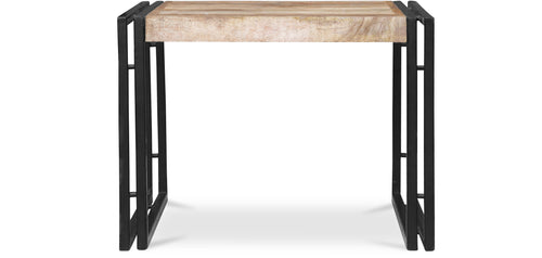 Petite table basse en bois - Design industriel vintage - Onawa