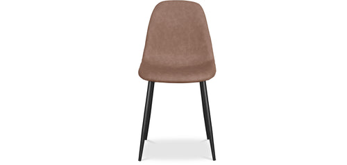 Dining chair - Upholstered in faux leather - Faby