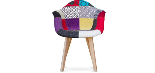 Premium Chaise design Dawick - Patchwork Ray