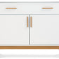 Scandinavian style Compact wooden sideboard