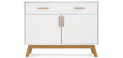 Scandinavian style Compact wooden sideboard