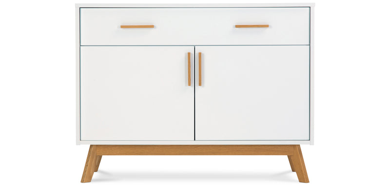 Scandinavian style Compact wooden sideboard