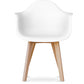 Dining chair with armrests - Scandinavian style - Dominic