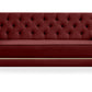 Divano in stile vintage Chesterfield Apsel - Velluto