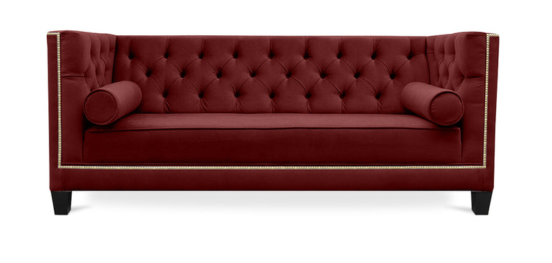 Divano in stile vintage Chesterfield Apsel - Velluto