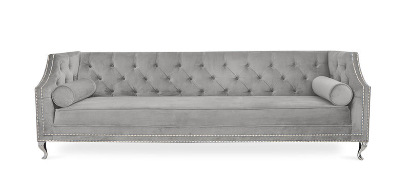 Sofá de estilo vintage Chesterfield Bernie - Veludo