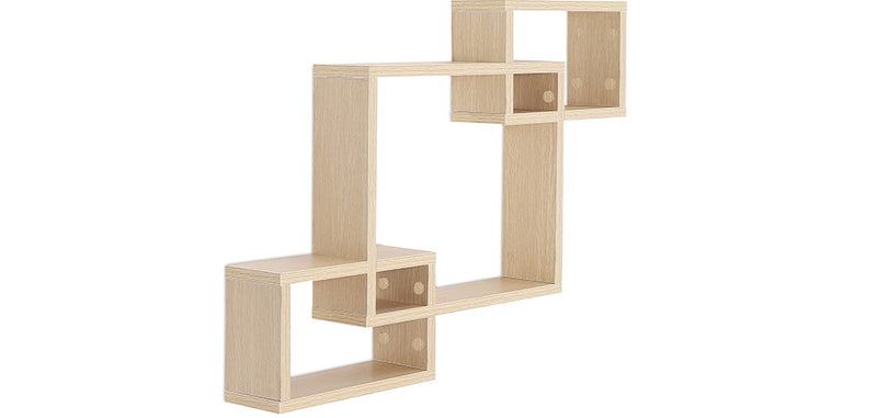 Étagère Murale en Bois - Design de Boîtes - Boxes