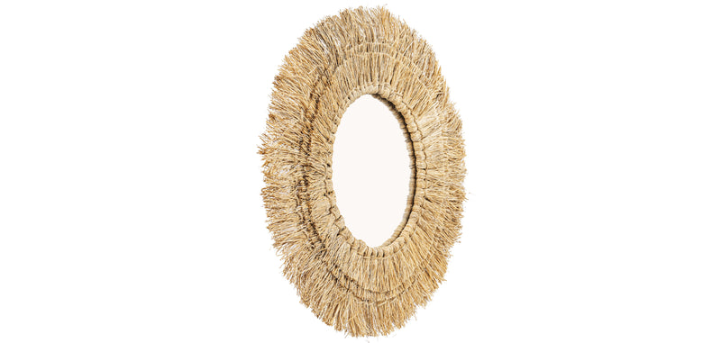 Wall Mirror - Boho Bali Round Design (60 cm) - Ais - gallery 2