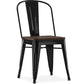 Dining chair - Industrial design - Wood and steel - Stylix
