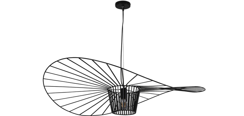 Vertical Hanging Lamp 100cm - Metal - gallery 2