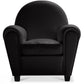 Fauteuil avec Accoudoirs - Revêtu de Similicuir - Club