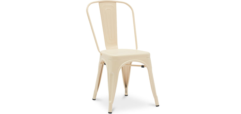 Esszimmerstuhl - Industrielles Design - Stahl - Matt - Neue Ausgabe - Stylix