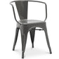 Dining chair with armrests - Industrial design - Steel - New edition - Stylix