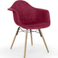 Velvet Dining Chair - Scandinavian Design and Wooden Legs - Nordika