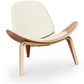 Fauteuil design - Fauteuil scandinave - Revêtement en similicuir - Lucy