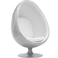 Cadeira de braços de design - Eny - Concha colorida - Tecido